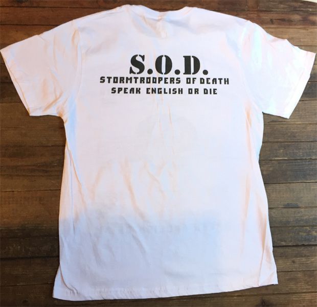 S.O.D. Tシャツ SPEAK ENGLISH OR DIE 2