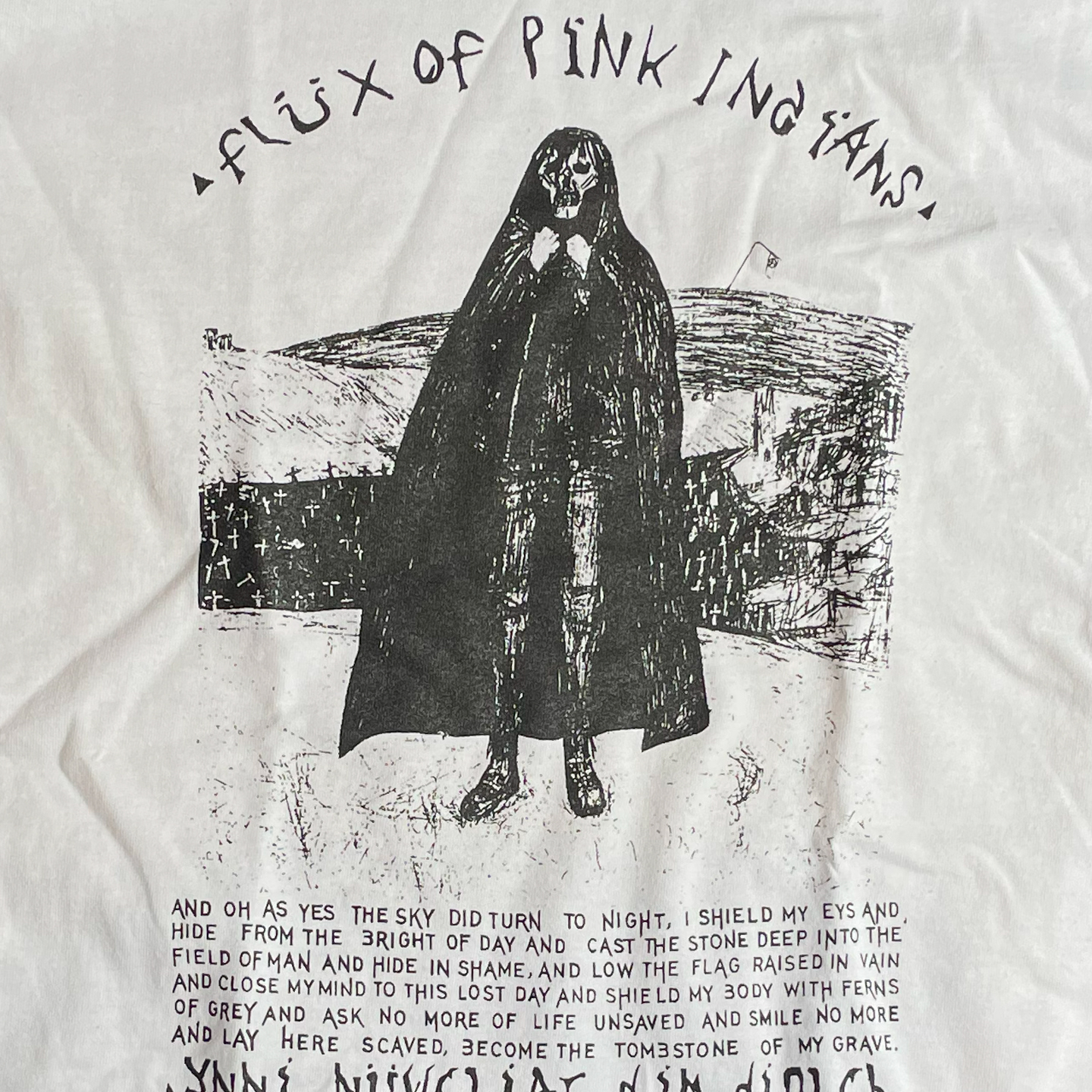 FLUX OF PINK INDIANS Tシャツ and oh as yes