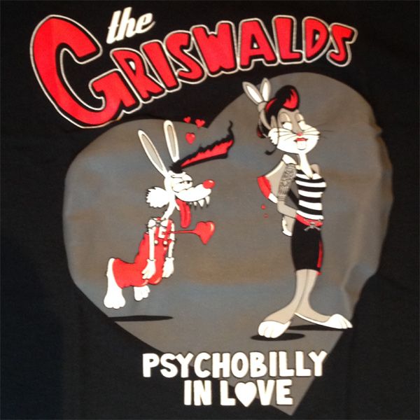 GRISWALDS Tシャツ PSYCHOBILLY IN LOVE