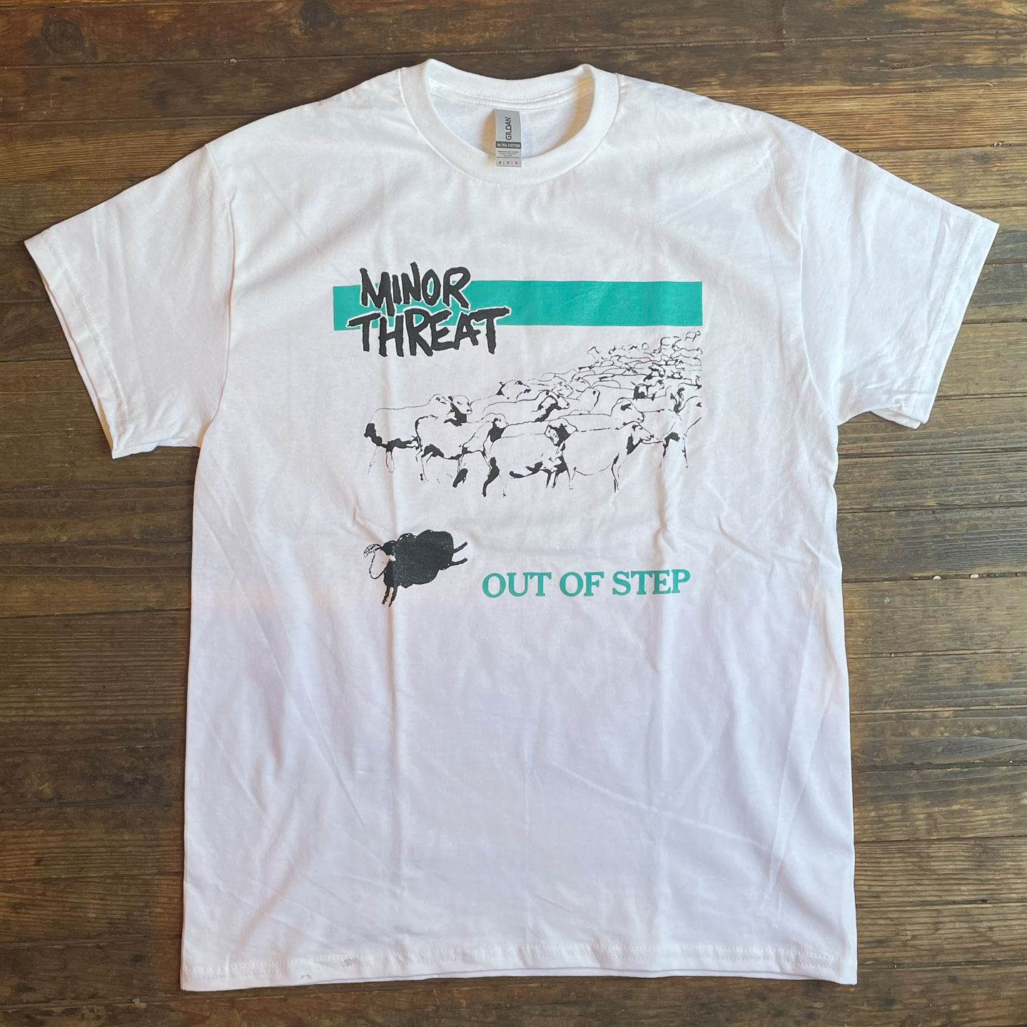 B品 MINOR THREAT Tシャツ OUT OF STEP COVER