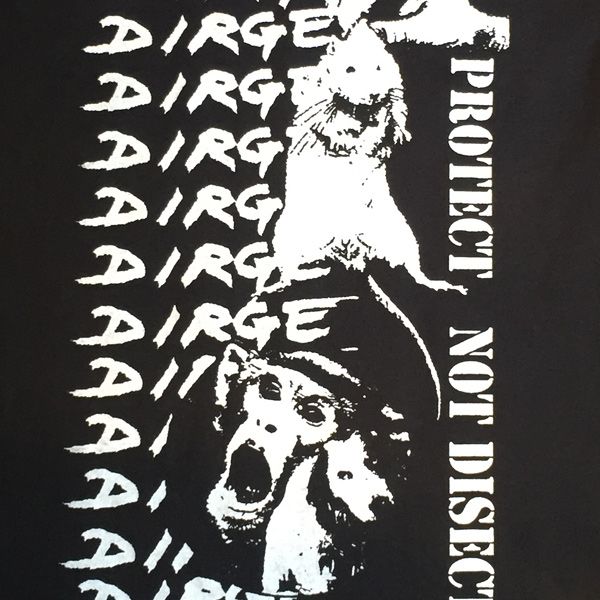 DIRGE Tシャツ PROTECT NOT DISECT