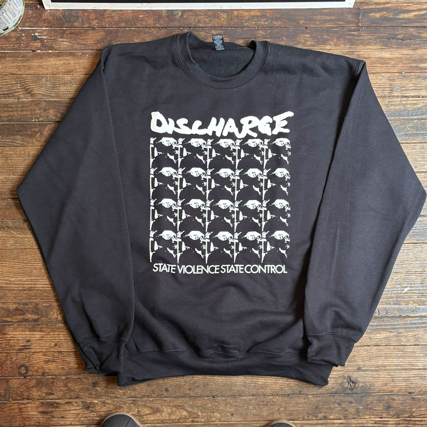 DISCHARGE スウェット STATE VIOLENCE STATE CONTROL