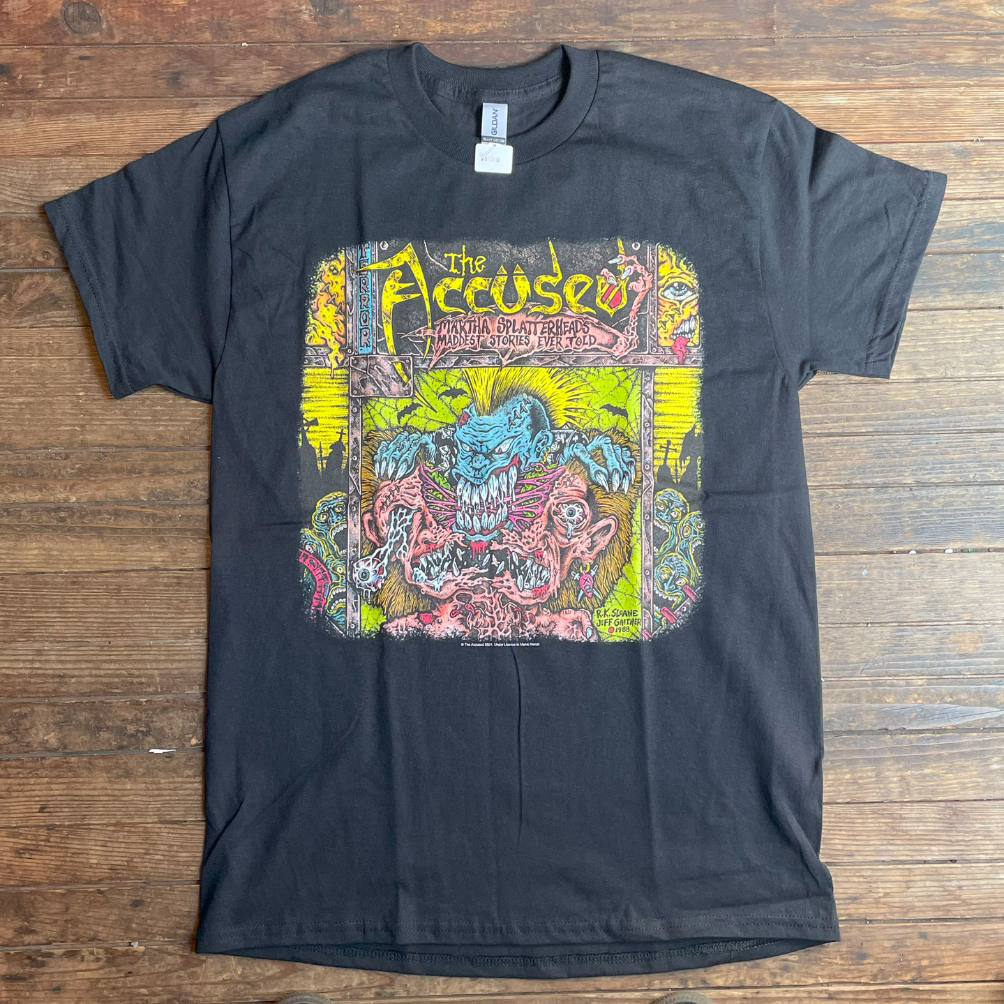 ACCUSED Tシャツ  Martha Splatterhead's オフィシャル