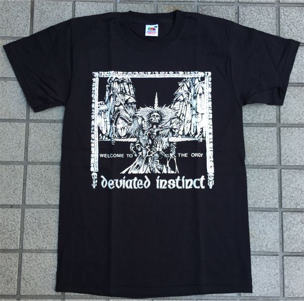 DEVIATED INSTINCT Tシャツ WELCOME TO THE ORGY