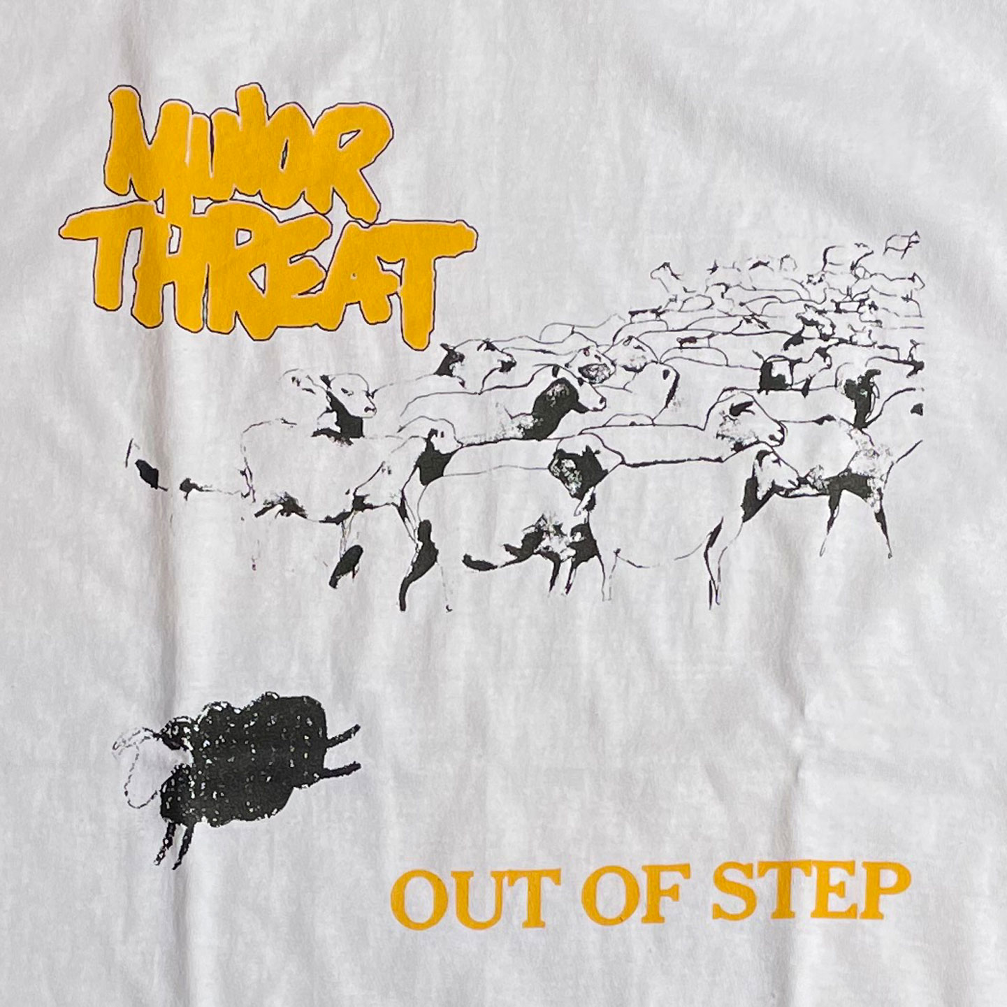 MINOR THREAT Tシャツ OUT OF STEP 3