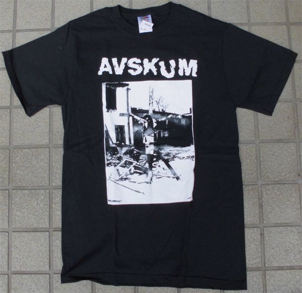 AVSKUM Tシャツ Crucified By The System 2