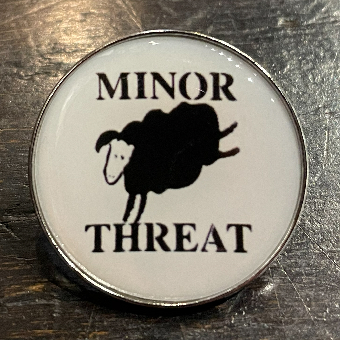 MINOR THREAT ピンバッジ SHEEP
