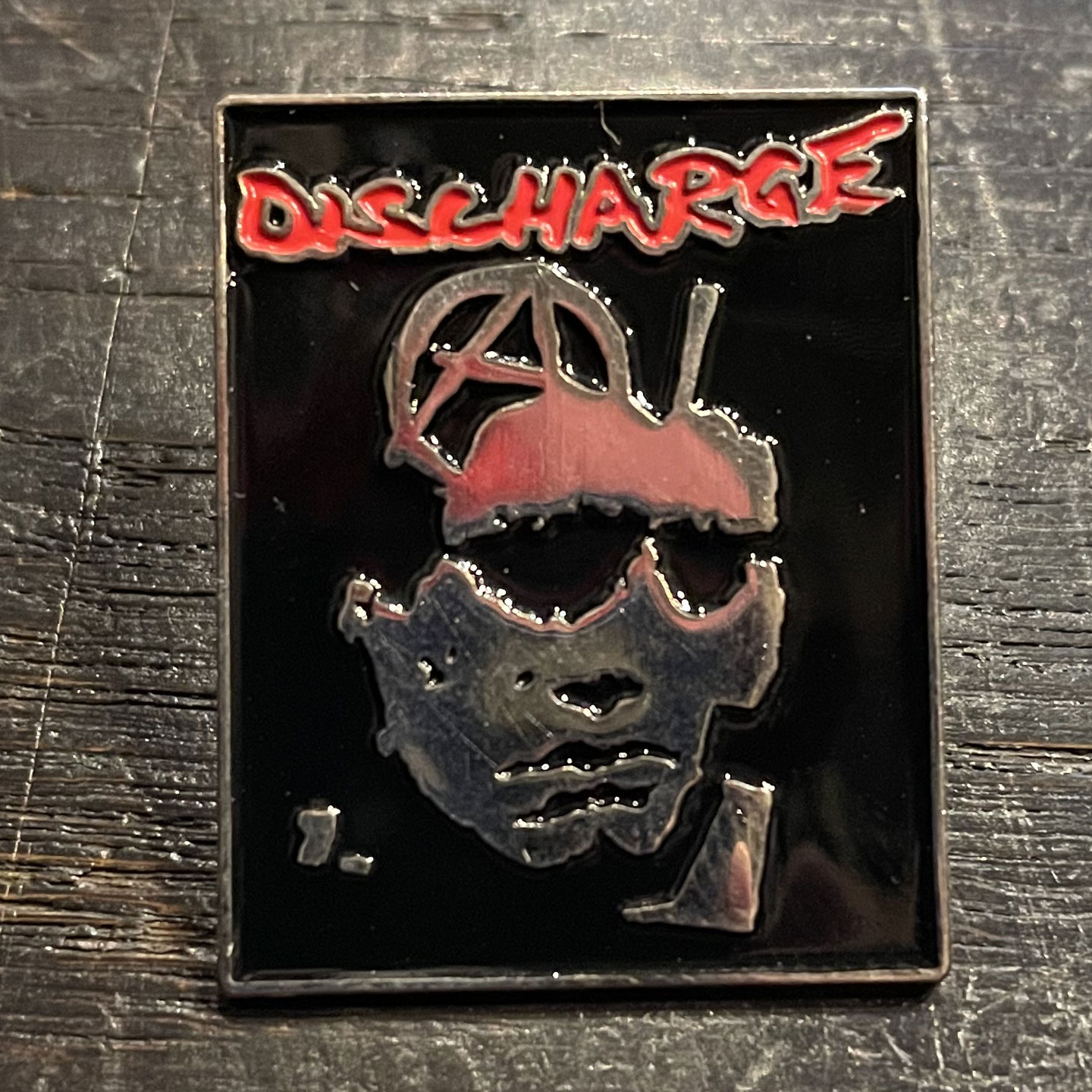 DISCHARGE ピンバッジ ANARCHY ＆ FACE