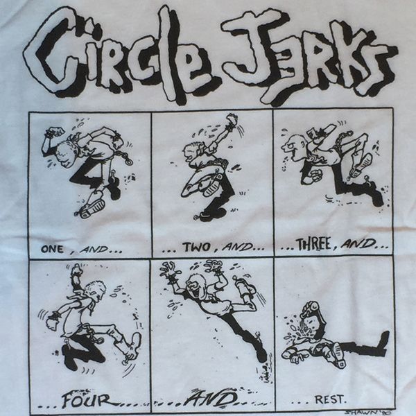 CIRCLE JERKS Tシャツ SKANKER STEPS