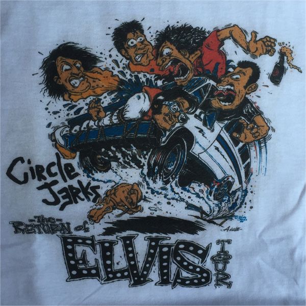 CIRCLE JERKS Tシャツ ELVIS OFFICIAL!!!!