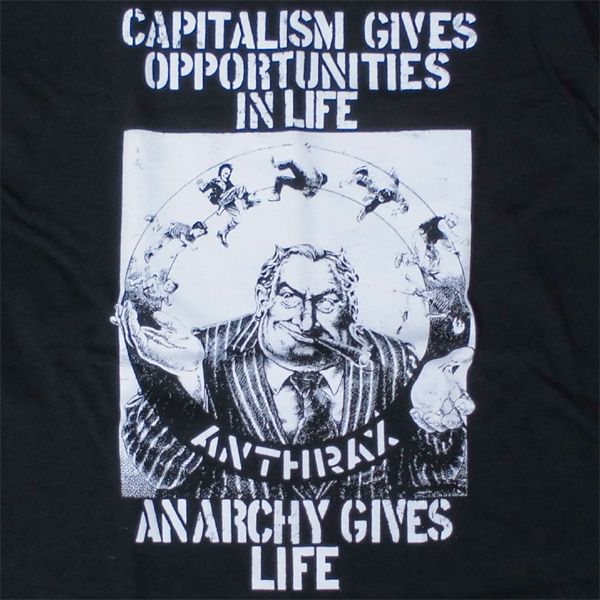ANTHRAX(UK) Tシャツ CAPITALISM IS CANNIBALISM