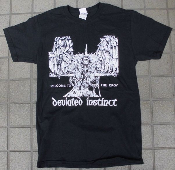 DEVIATED INSTINCT Tシャツ WELCOME TO THE ORGY2