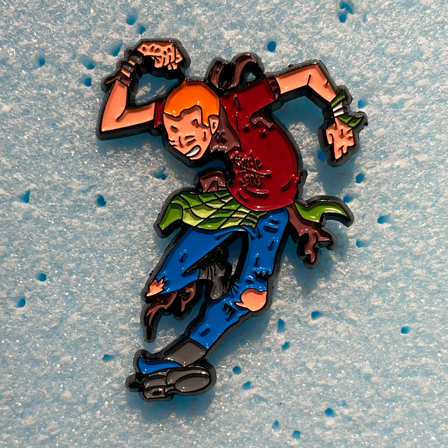 CIRCLE JERKS ピンバッジ SKANKER