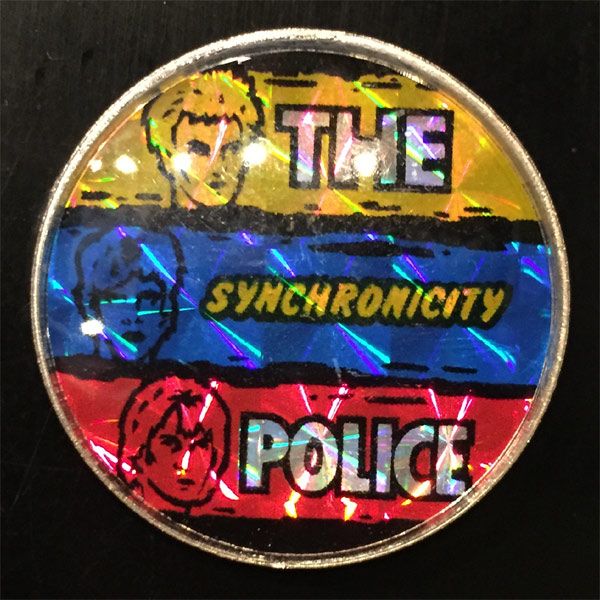 POLICE VINTAGEメタルバッジ Synchronicity