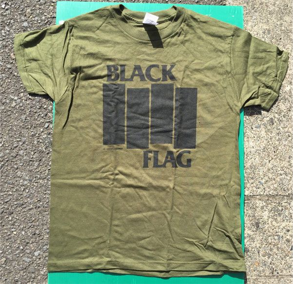 BLACK FLAG Tシャツ BARS & LOGOS Ltd. Forestgreen