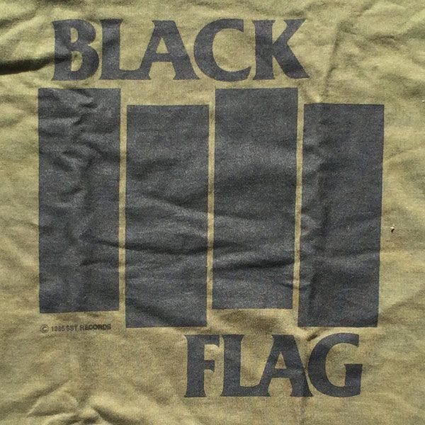 BLACK FLAG Tシャツ BARS & LOGOS Ltd. Forestgreen