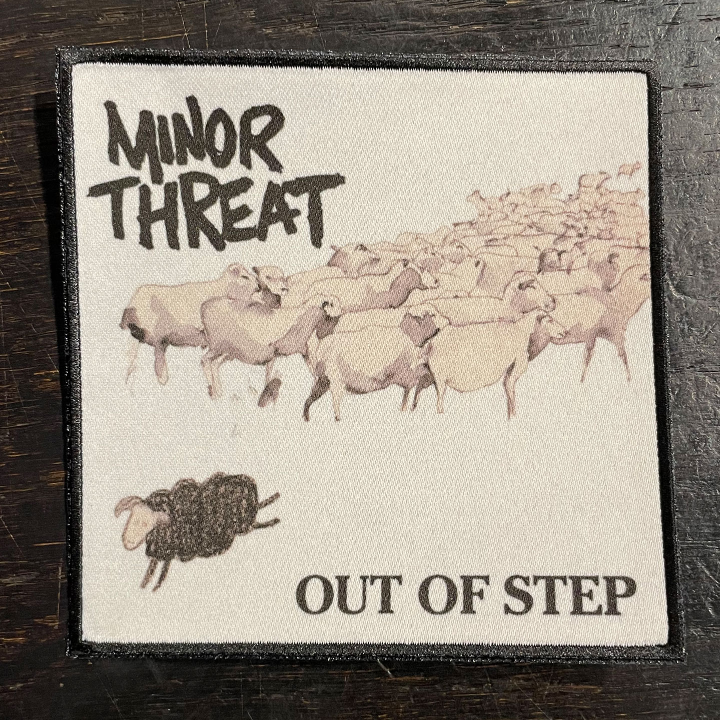 MINOR THREAT ワッペン OUT OF STEP