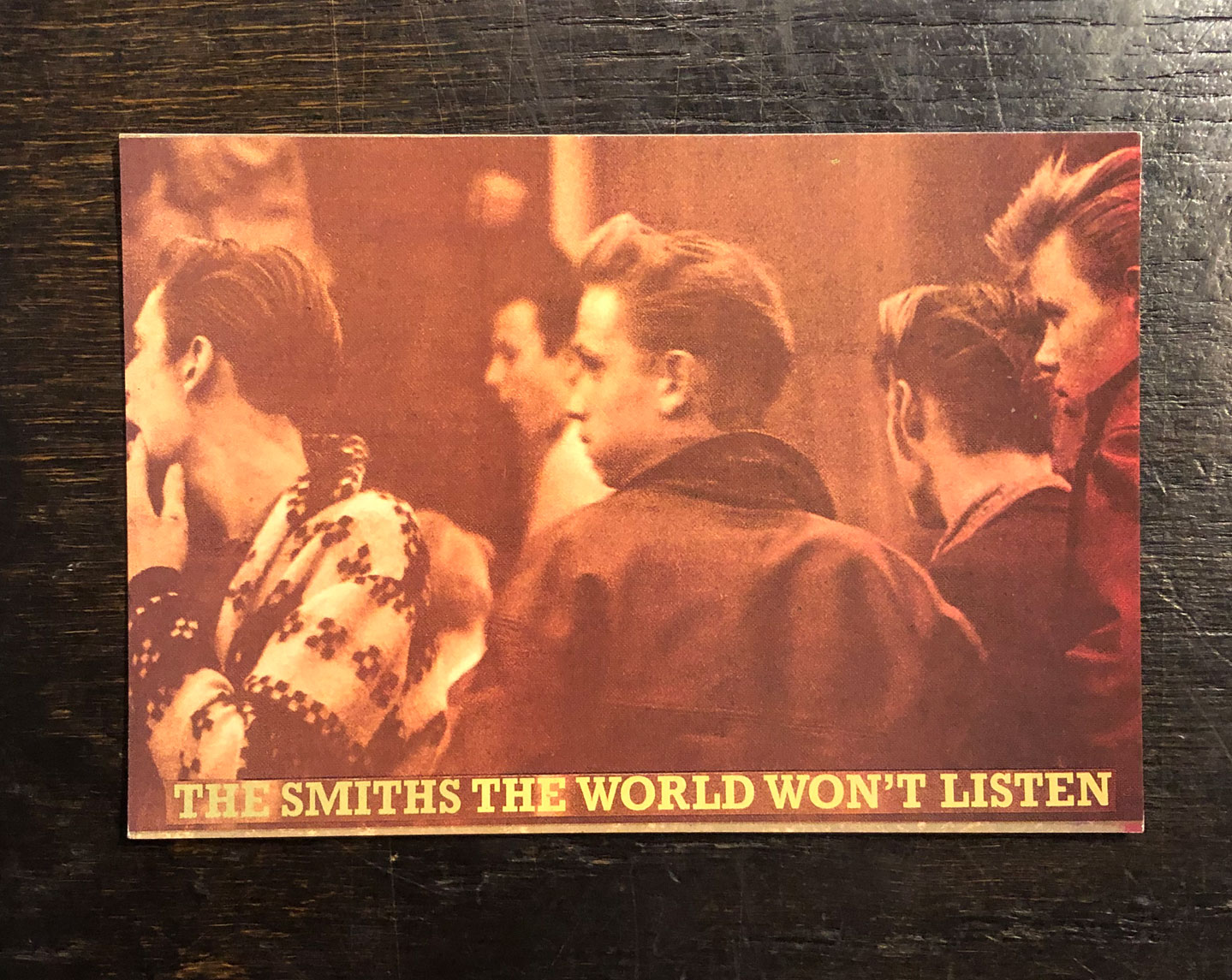 THE SMITHS VINTAGEポストカード The World Won't Listen