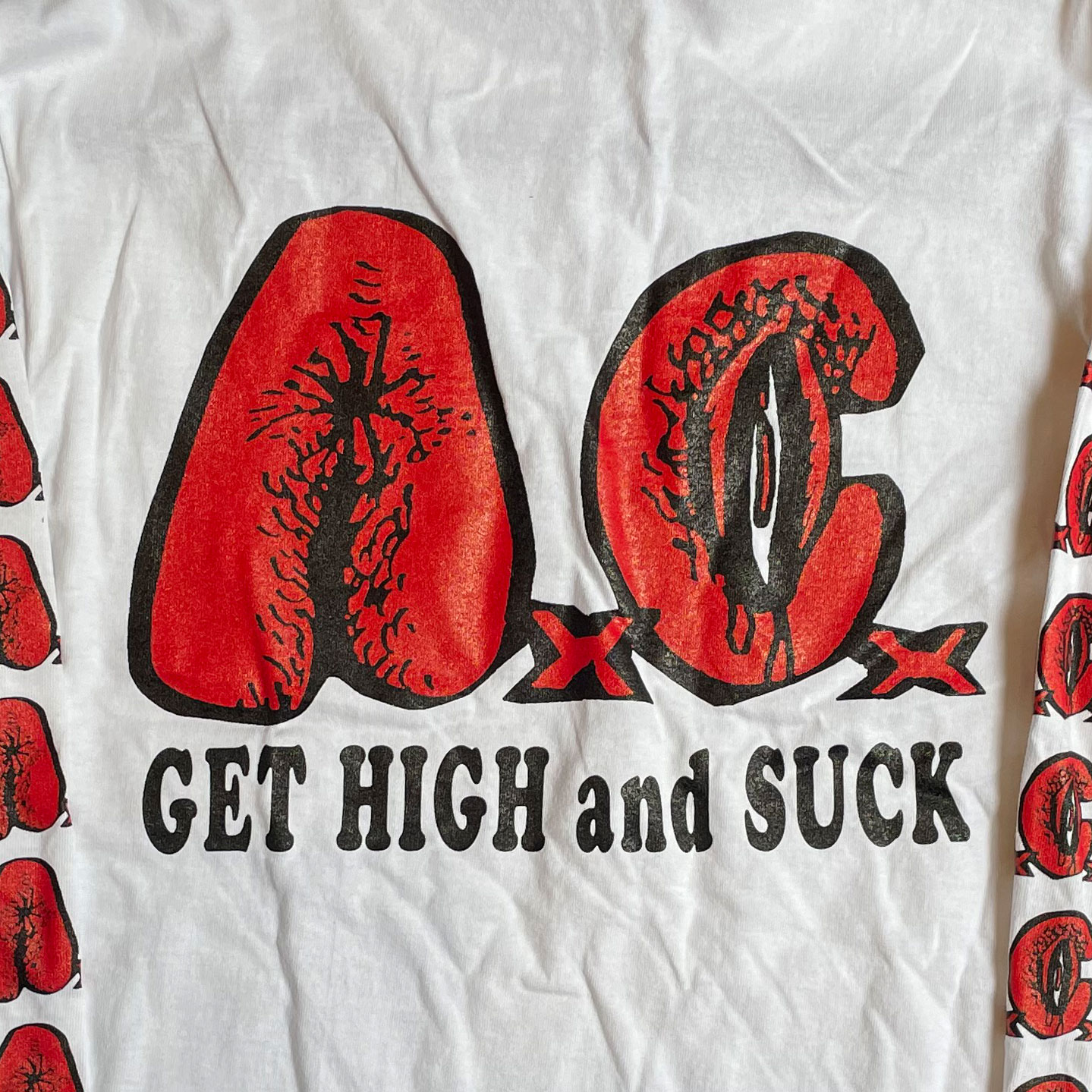 AxCx ロングスリーブＴシャツ GET HIGH and SUCK | 45REVOLUTION