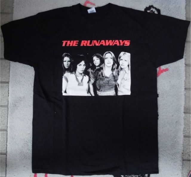 THE RUNAWAYS Tシャツ MEMBER PHOTO