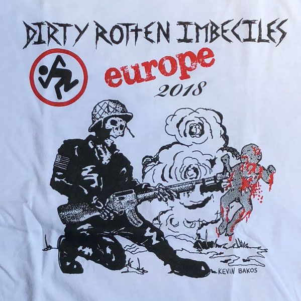 D.R.I. Tシャツ Violent Pacification EURO TOUR