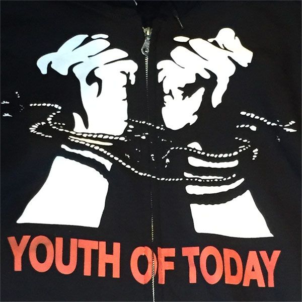 YOUTH OF TODAY ZIPパーカー We're not in this alone