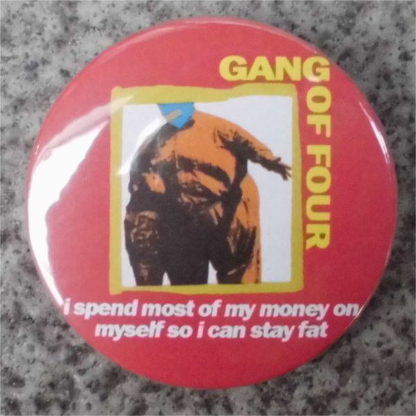 GANG OF FOUR デカバッジ Entertainment!