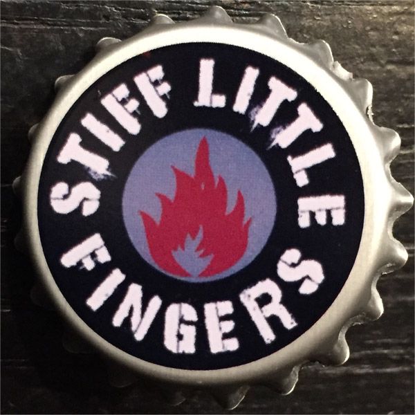 STIFF LITTLE FINGERS ピンバッジ 3D
