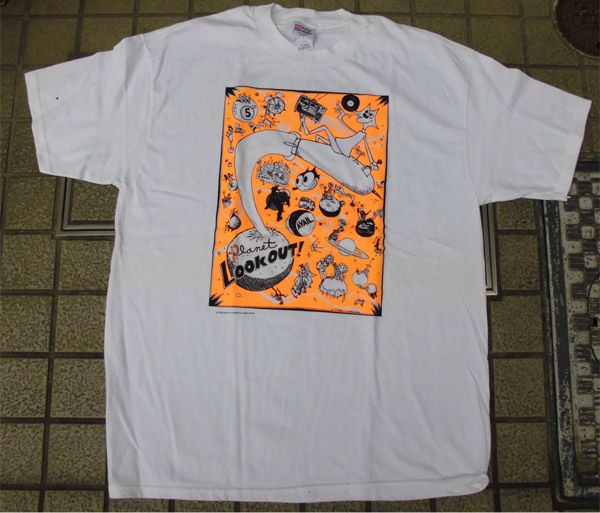 DEAD STOCK!! LOOKOUT RECORDS Tシャツ Planet