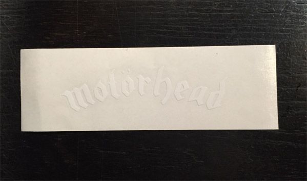 MOTORHEAD ウィンドーステッカー LOGO