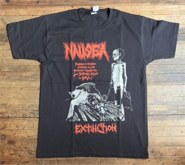 NAUSEA Tシャツ EXTINCTION 2