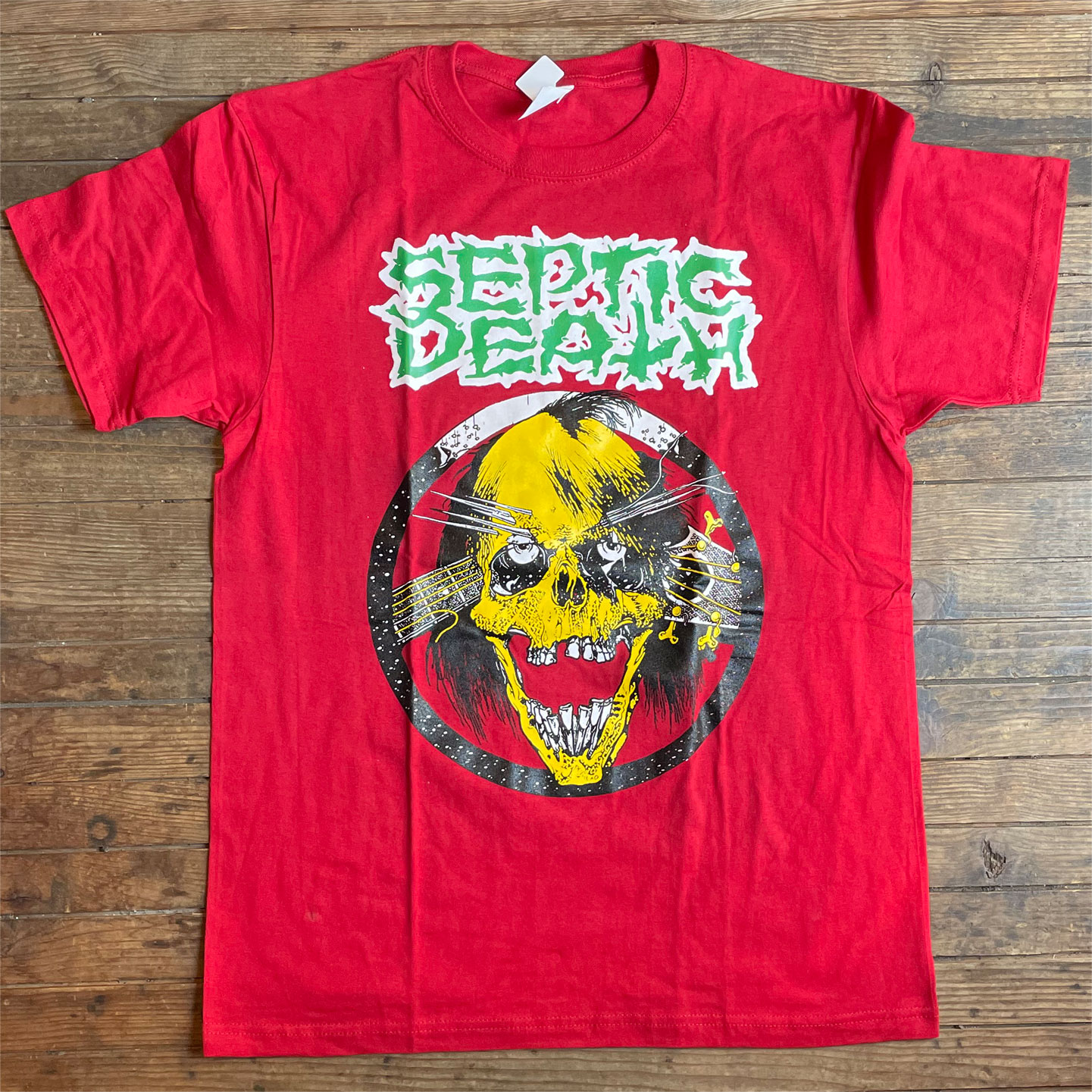 SEPTIC DEATH Tシャツ Time Is The Boss Fullcolor