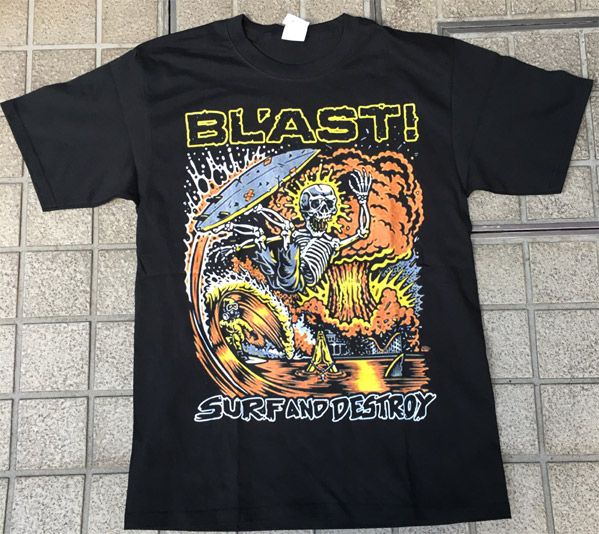 BL'AST! Tシャツ SURF AND DESTROY