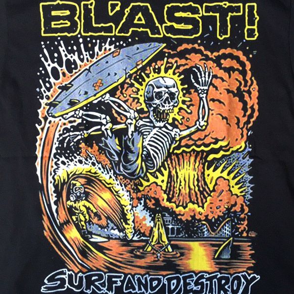 BL'AST! Tシャツ SURF AND DESTROY