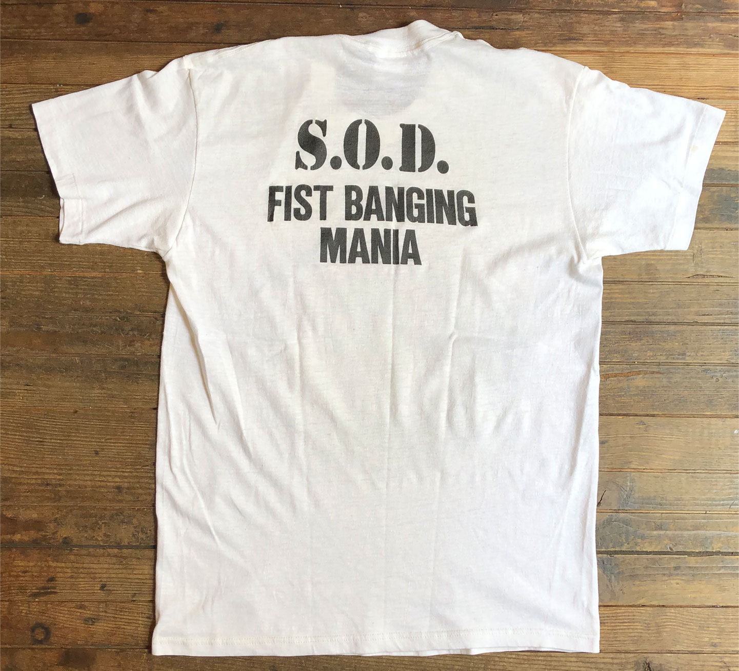 (美品)80s S.O.D. SCHISM ツアー　Tシャツ vintage肩幅42cm