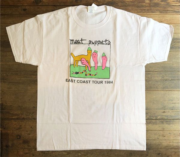 MEAT PUPPETS Tシャツ WEST COAST TOUR 1984