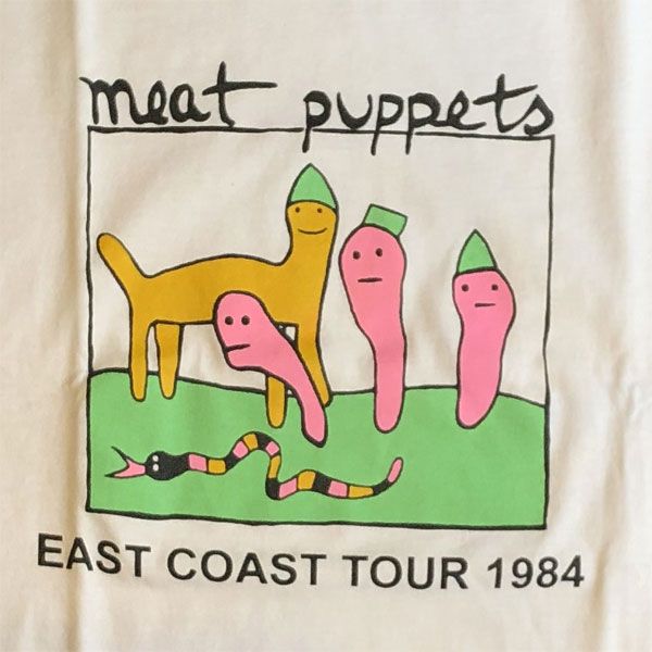 MEAT PUPPETS Tシャツ WEST COAST TOUR 1984