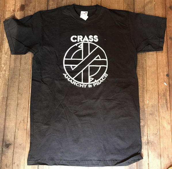 CRASS Tシャツ ANARCHY ＆ PEACE