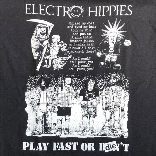 ELECTRO HIPPIES Tシャツ PLAY FAST OR DIE 2