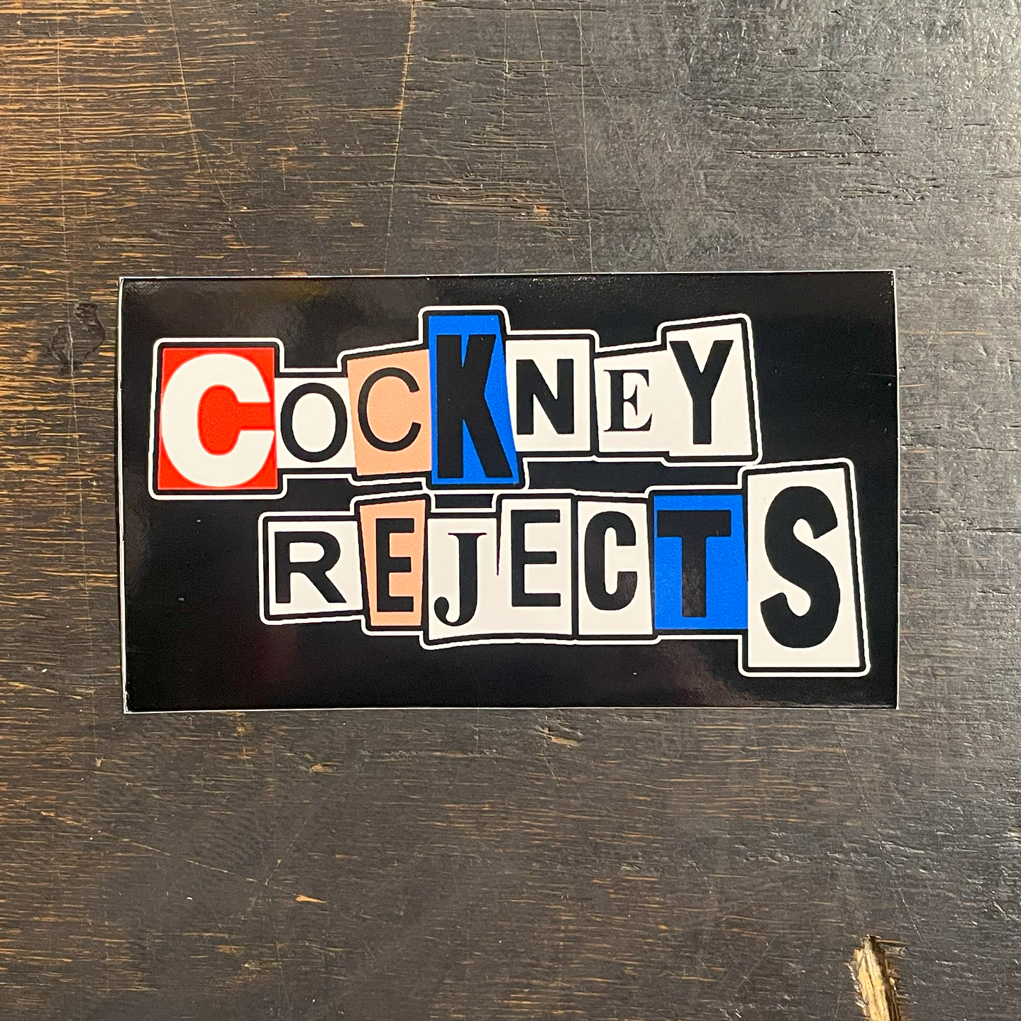 COCKNEY REJECTS ステッカー Logo Colour