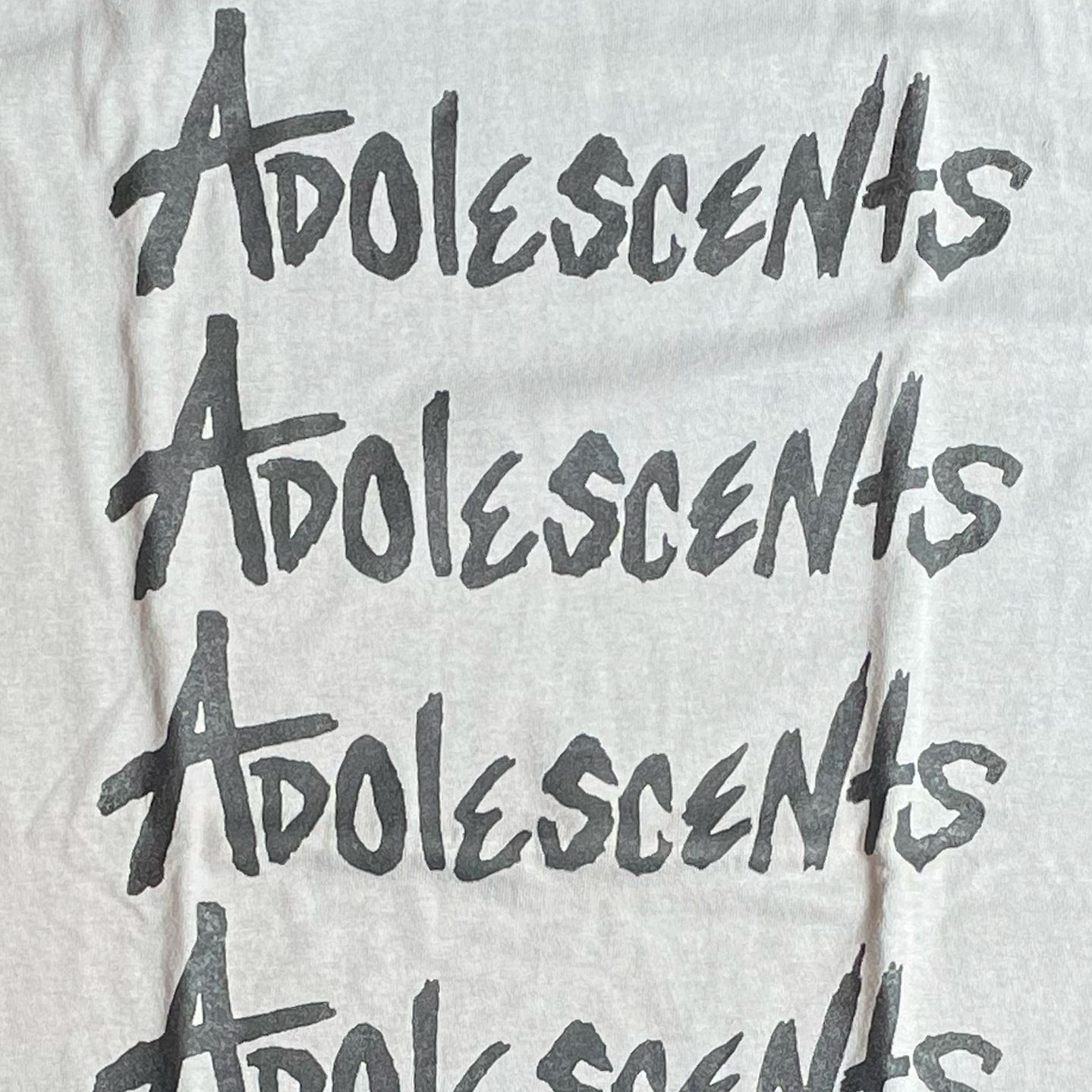 ADOLESCENTS Tシャツ LOGO LOGO オフィシャル！