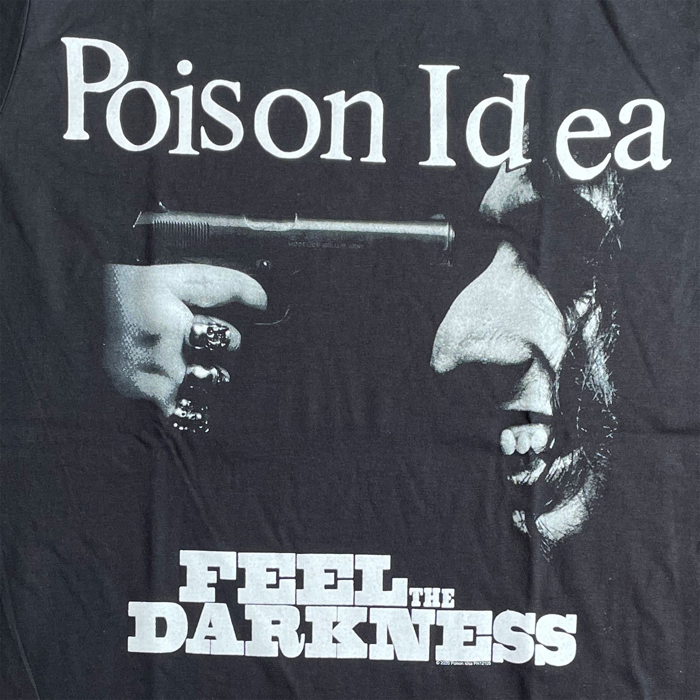 POISON IDEA Tシャツ FEEL THE DARKNESS オフィシャル！