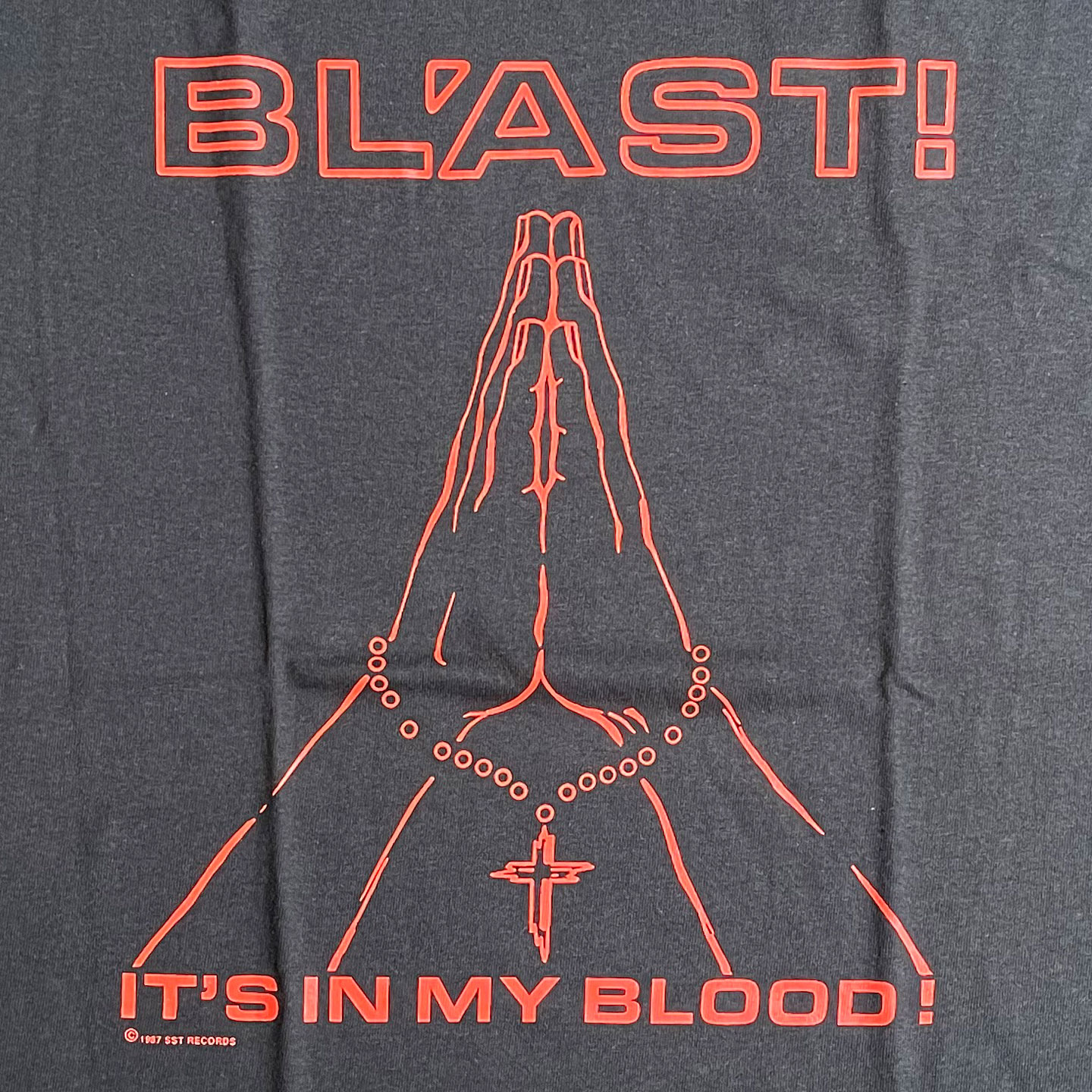 BL'AST! Tシャツ ITS IN MY BLOOD