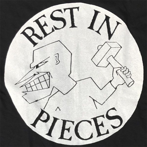 REST IN PIECES Tシャツ MY RAGE