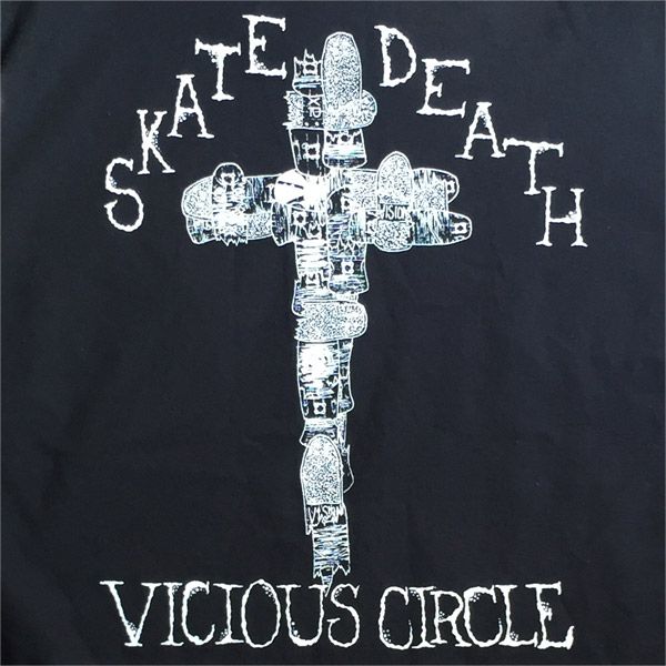 VICIOUS CIRCLE Tシャツ SKATEDEATH