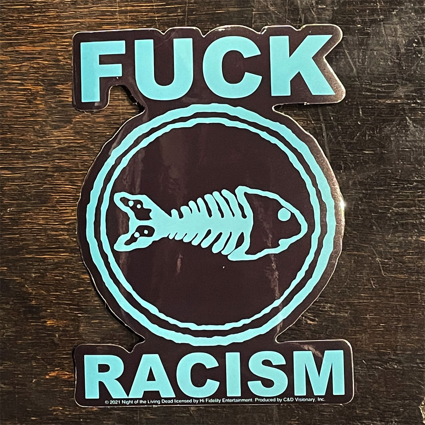 FISHBONE ステッカー FUCK RACISM