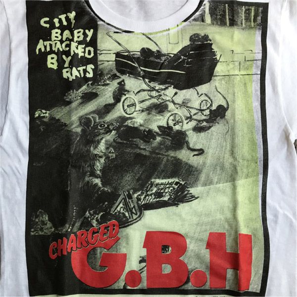 G.B.H Tシャツ CITY BABY ATTACKED BY RATS