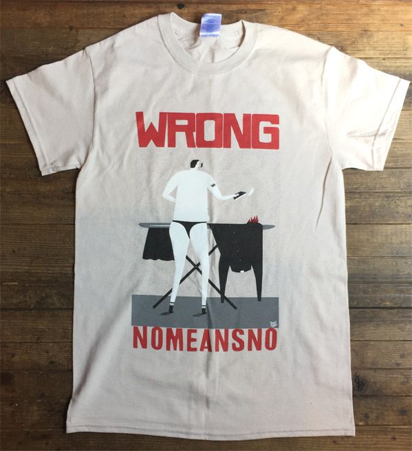 NOMEANSNO Tシャツ Man Ironing