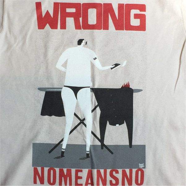 NOMEANSNO Tシャツ Man Ironing
