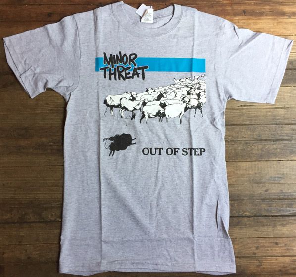 MINOR THREAT Tシャツ OUT OF STEP COVER オフィシャル！ | 45REVOLUTION
